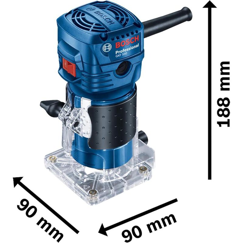 Router Bosch GKF 550 550W 4.9A Profesional image number null