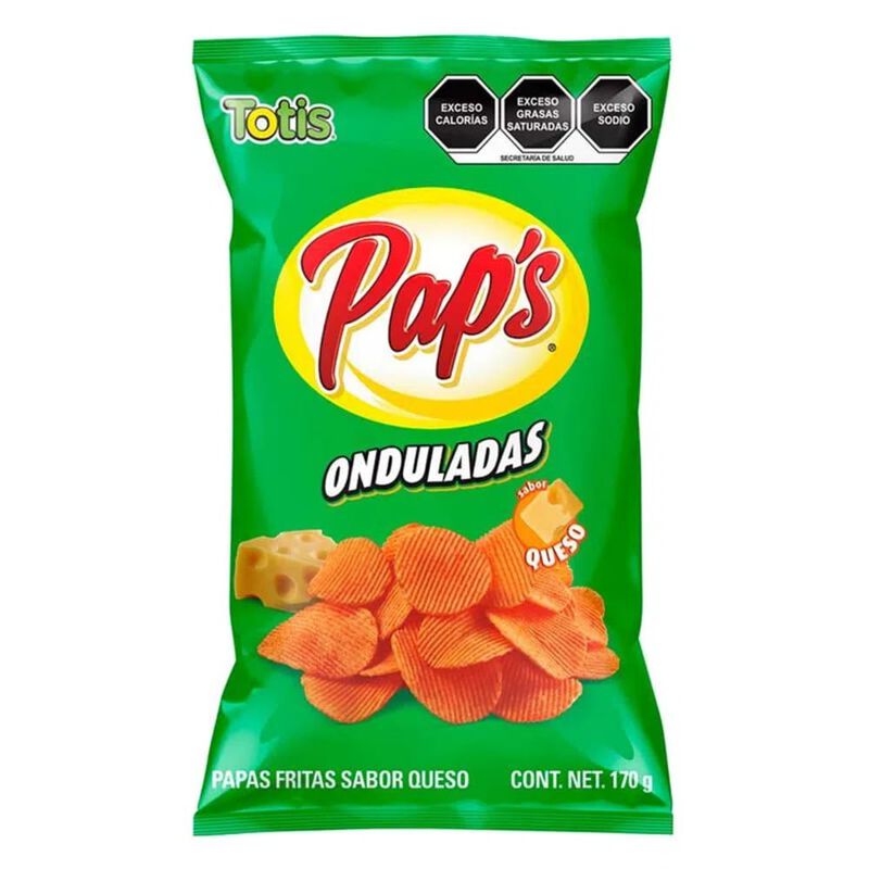 PAPS ONDULADAS QUESO TOTIS 170 GRS image number null
