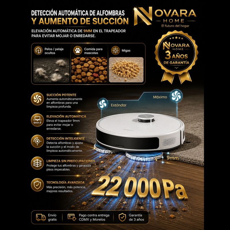 Robot Aspiradora Novara Xm30 image number null