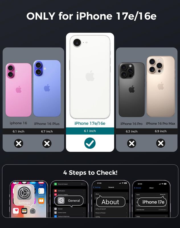 Funda Goton Para iPhone 17e/16e Con Pantalla De... image number null