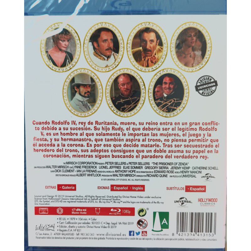 El Estrafalario Prisionero de Zenda [Blu-ray] image number null