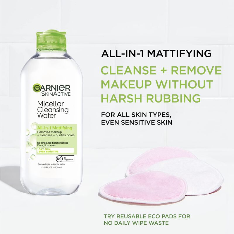 Limpiador Facial Garnier Con Agua Micelar Para ... image number null