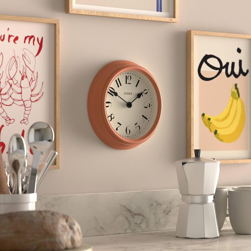 Reloj De Pared Jones Clocks 23 cm Terracota Nar... image number null