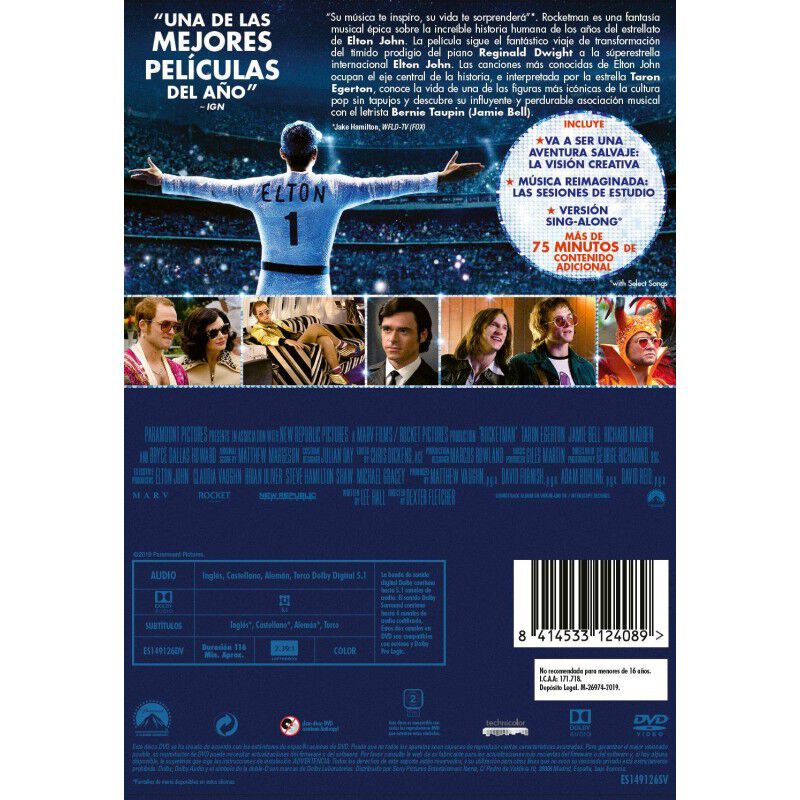 Rocketman [dvd] (2019) image number null