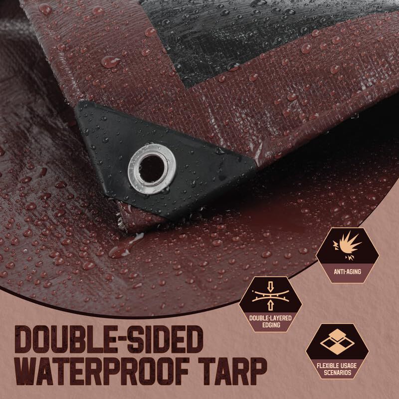 Lona Meruyoo 6x12 m Impermeable Y Resistente A ... image number null
