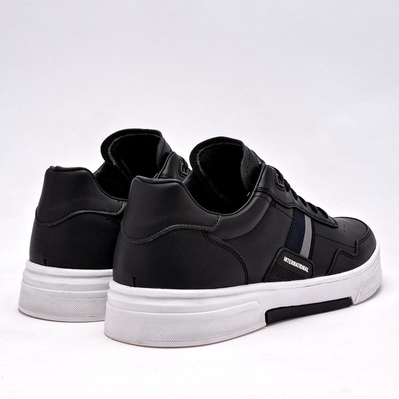Clasben Tenis urbano para hombre negro gris image number null