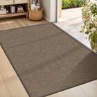 Felpudo Lekeepgo 61 cm &times; 91 cm Marr&oacute;n Antideslizante Ultradelgado