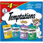 Cat Treats Temptations Classic, Crujientes Y Suaves, 85 G, Paquete De 4
