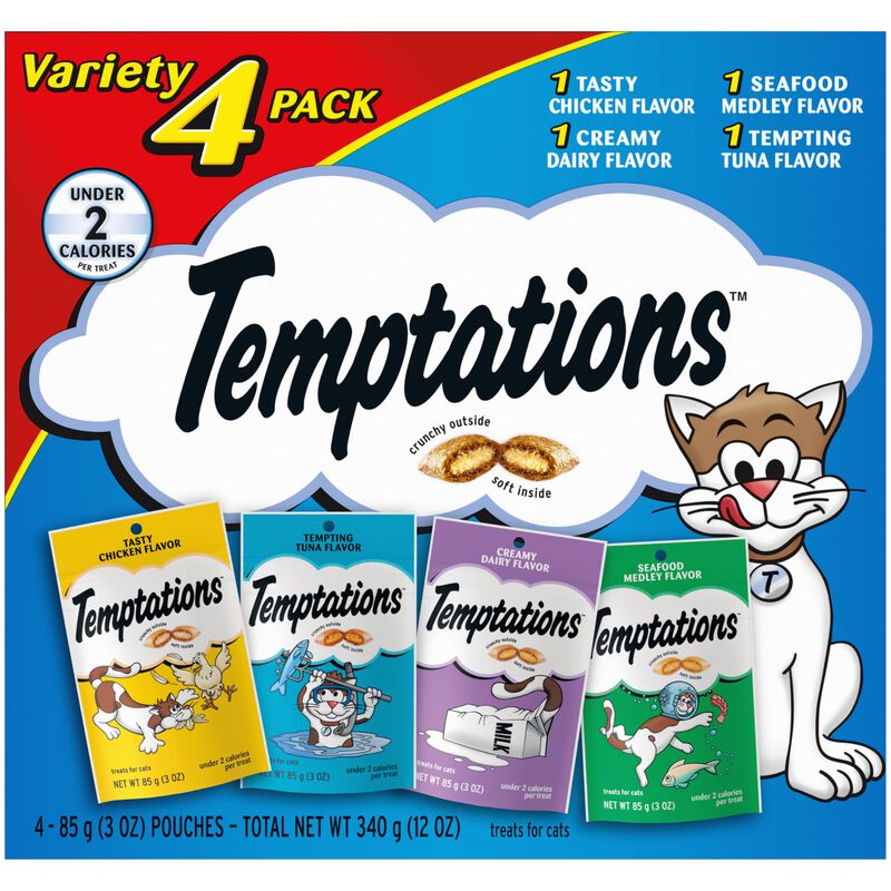 Cat Treats Temptations Classic, Crujientes Y Su... image number null