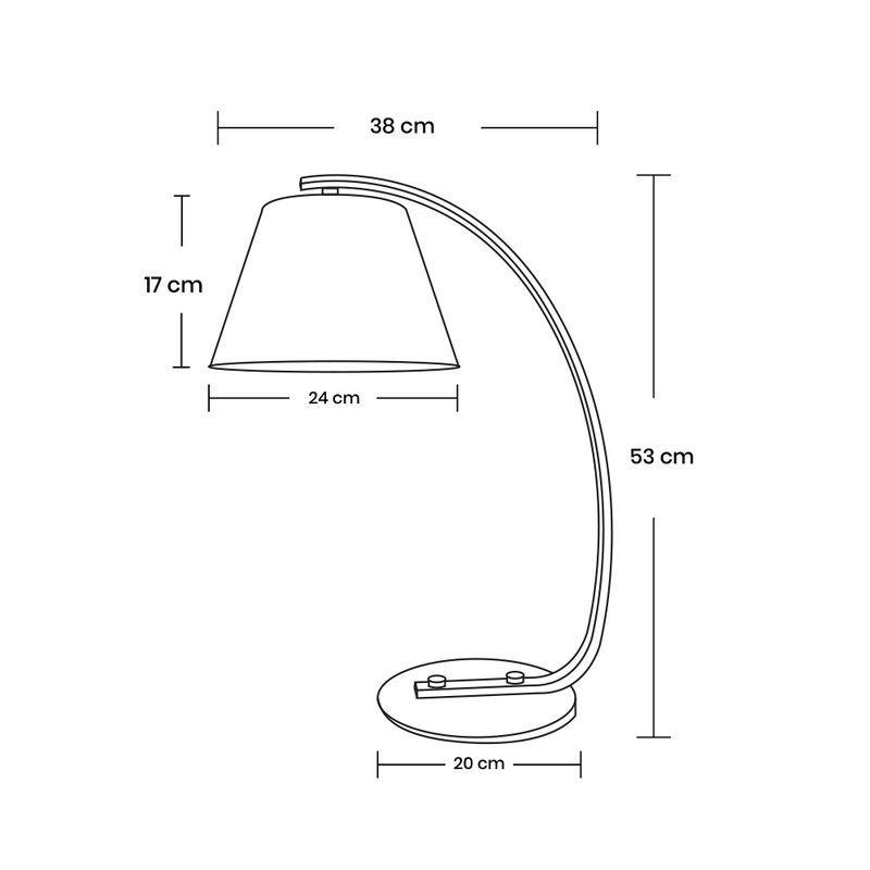 mil luces Lámpara de Mesa UTAKA II image number null