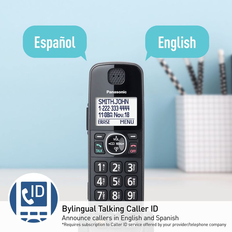 Sistema Telef&oacute;nico Inal&aacute;mbrico Panasonic Kx-tge... image number null