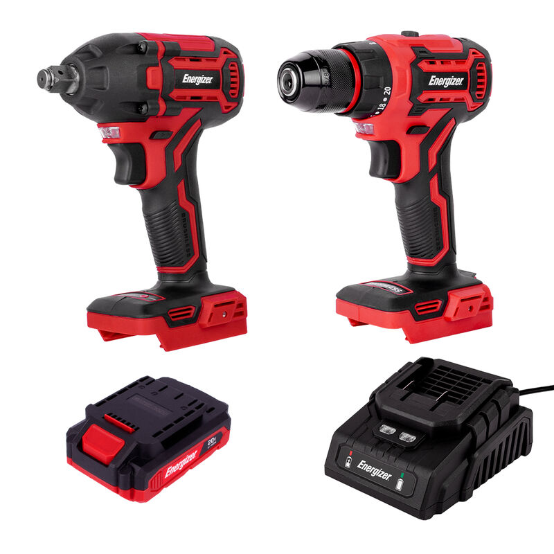 Energizer Kit Taladro y Llave Impacto 20v Sin C... image number null