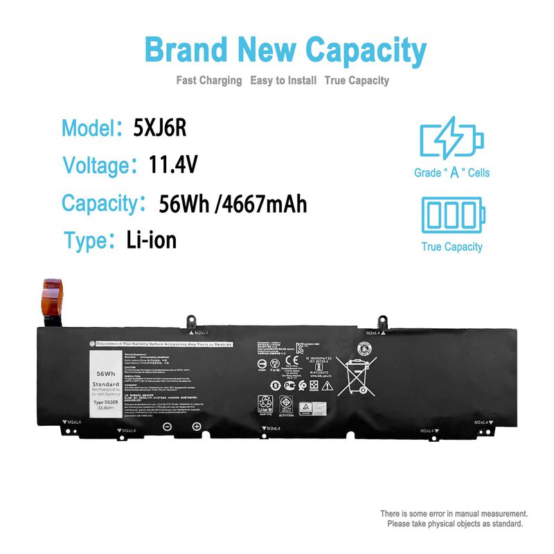 Bater&iacute;a De Port&aacute;til Taicrowne 56wh 4667mah Dell... image number null
