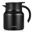 Jarra T&eacute;rmica Para Caf&eacute; Wyhvand, 800 Ml, Acero Inoxidable, Color Negro