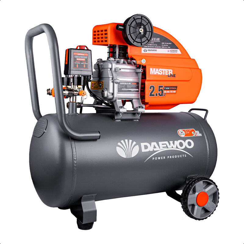 Daewoo Compresor de Aire 50 Litros 2 HP 8 Bar/1... image number null