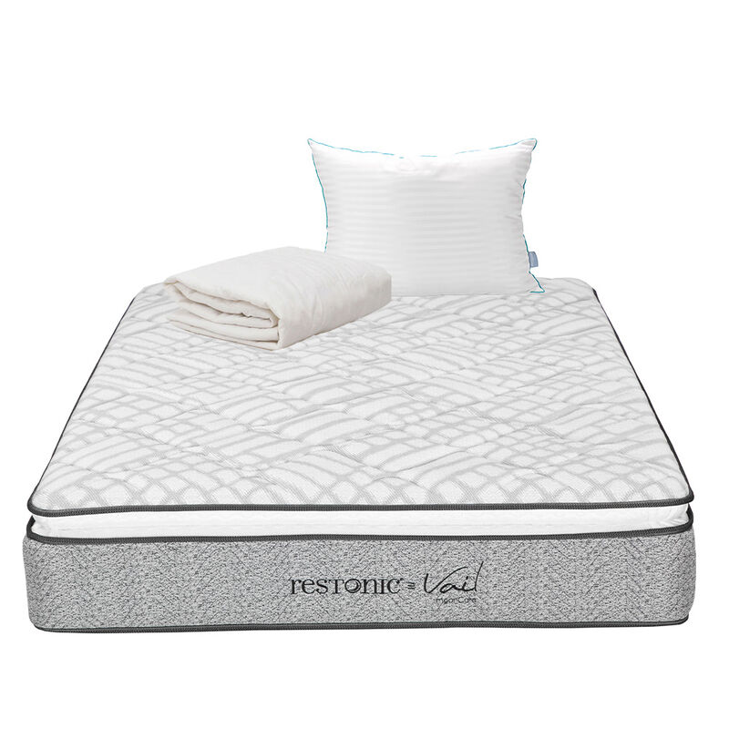 Colch&oacute;n Matrimonial Vail + Almohada Royal + Pro... image number null