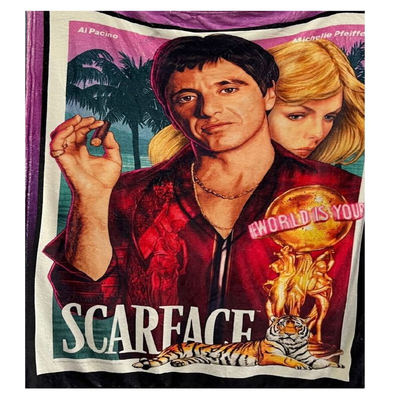 Exclusiva! Cobija Frazada Ultra Suave Scarface ... image number null