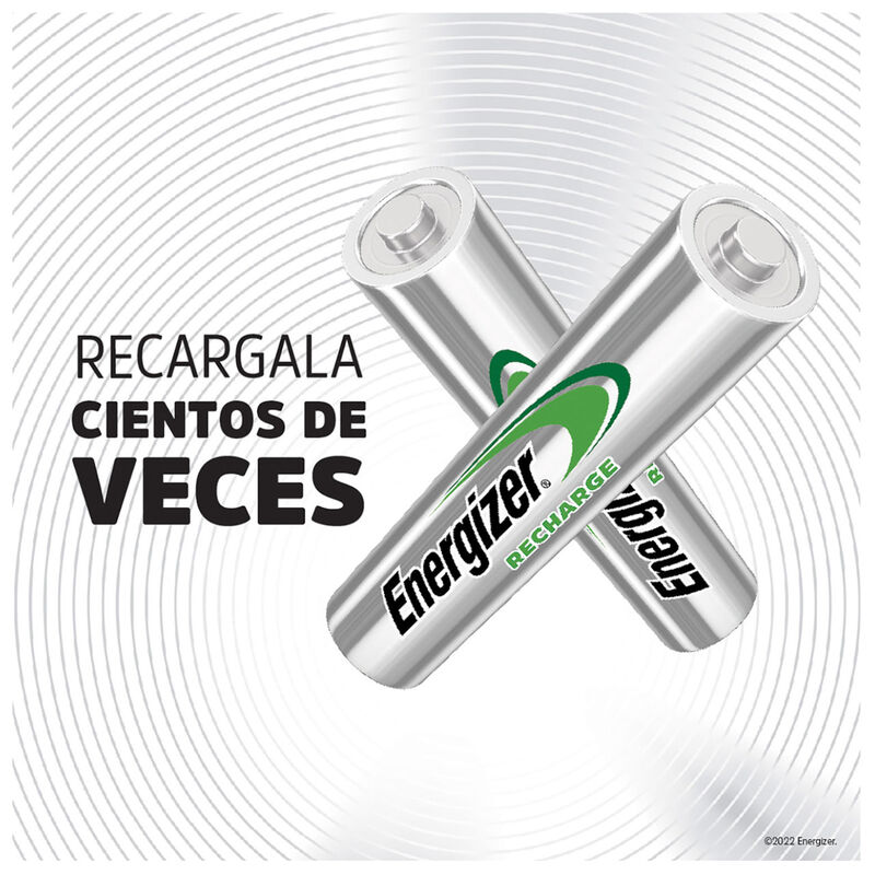 Pilas Baterías Recargables Energizer 4 AA + 4 A... image number null