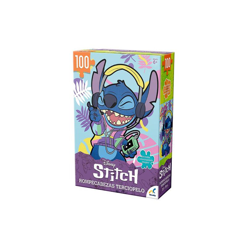 Rompecabezas Stitch Aterciopelado 100 Piezas image number null