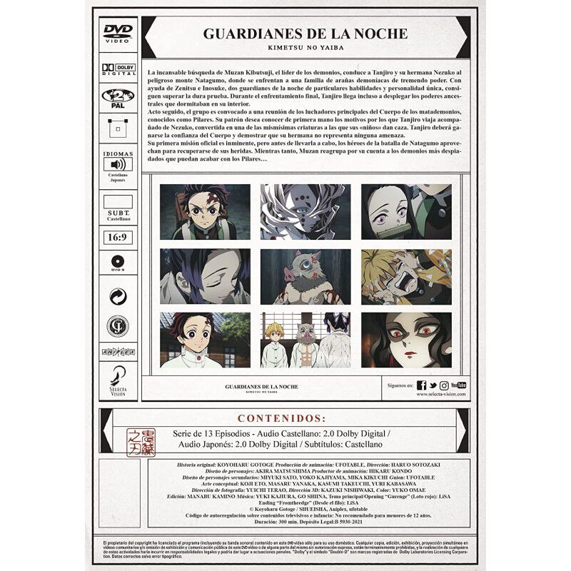 Guardianes De La Noche: Kimetsu No Yaiba. Tempo... image number null