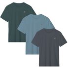 Set de 3 playeras Bark and Hide Playera Para Hombre Cuello Redondo Manga Corta Modelo Bark