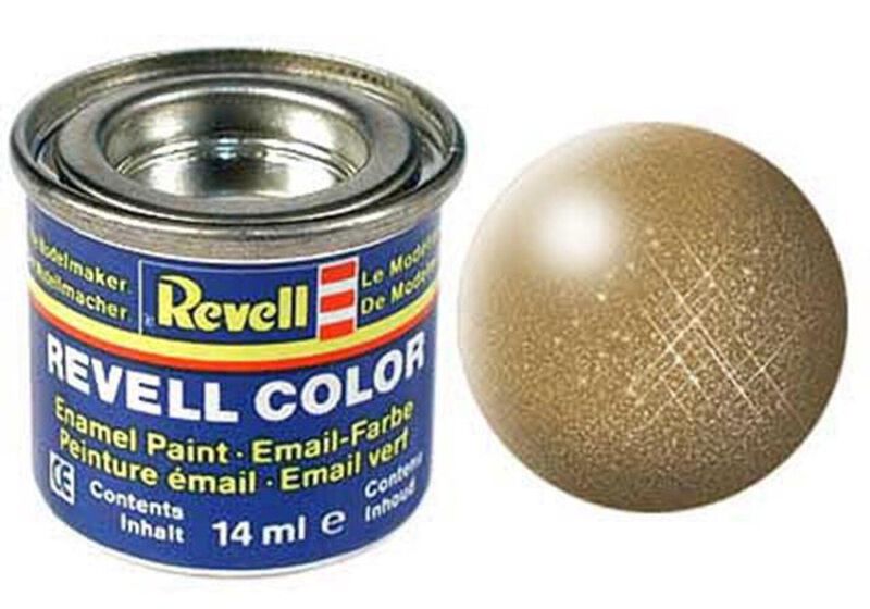 Pintura Revell Esmalte 14 ml Lat&oacute;n Met&aacute;lico image number null