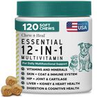 Vitaminas Para Perros Masticables + Heal Labs 120 Unidades 12‑en‑1