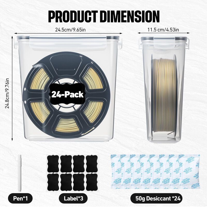 Almacenamiento De Filamento Acellegic Pack 24 -... image number null