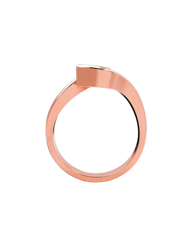Anillo de Compromiso en Oro Rosa 14K con Circon... image number null