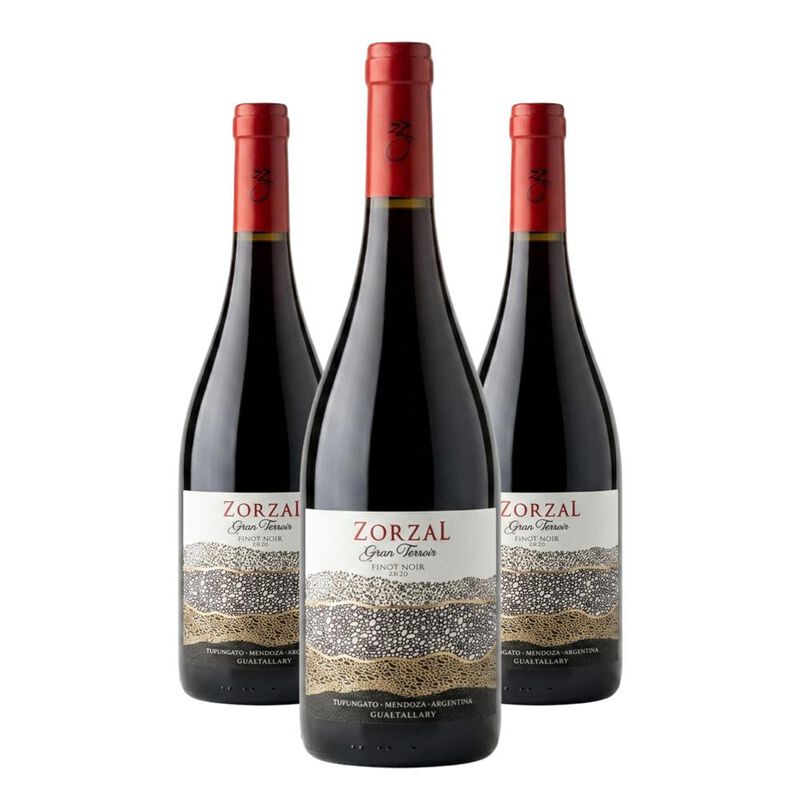 Vino Tinto Gran Terroir Zorzal Pinot Noir 750ml image number null