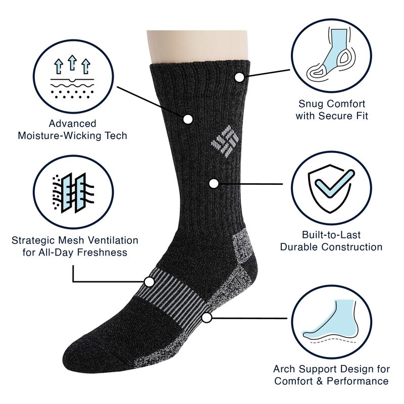 Calcetines Redondos Columbia Moisture Control, ... image number null
