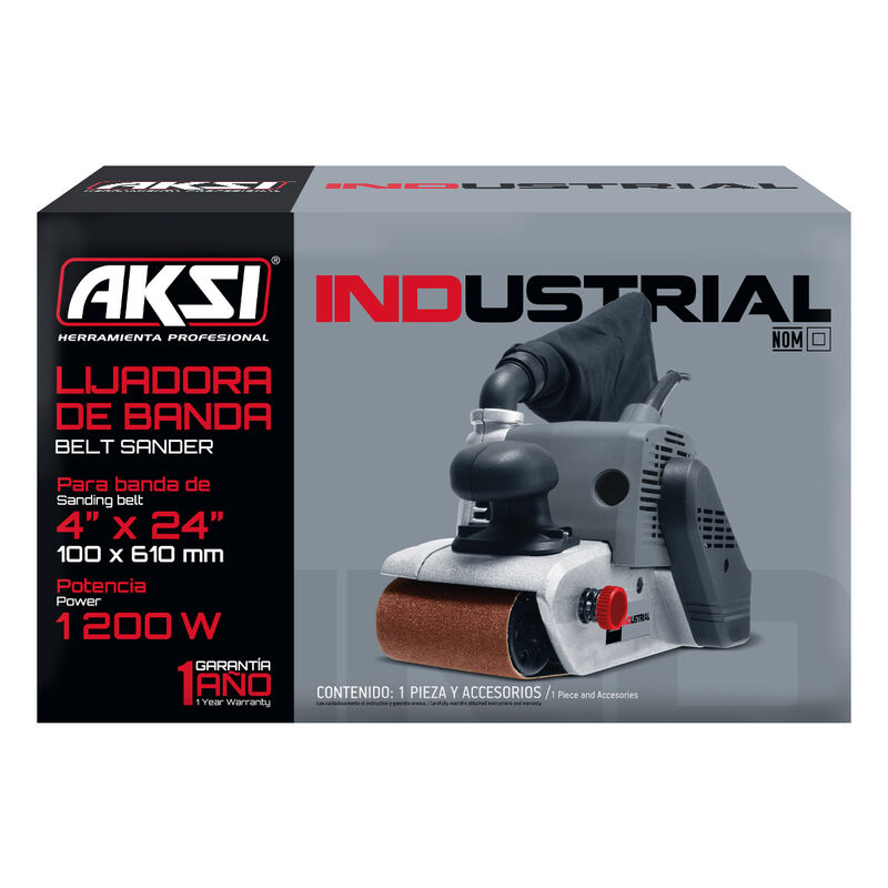 Lijadora de Banda Aksi 1200W Industrial image number null