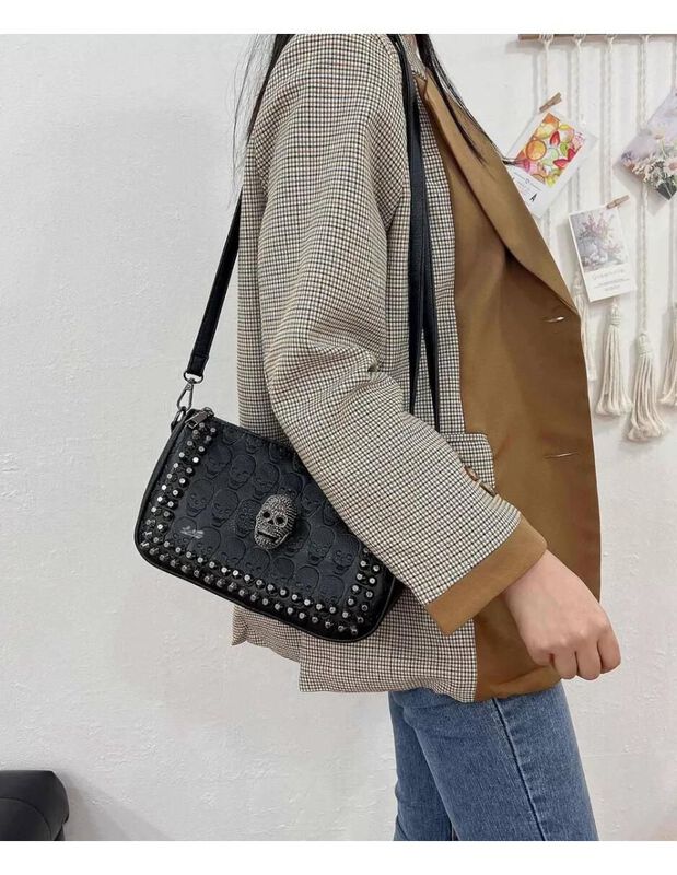 Bolsa Crossbody Pink Brule De Cuero Para Mujer image number null