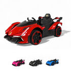 Carro Montable Para Ni&ntilde;os Ferrari Con Control Remoto Sonido Luz Rojo