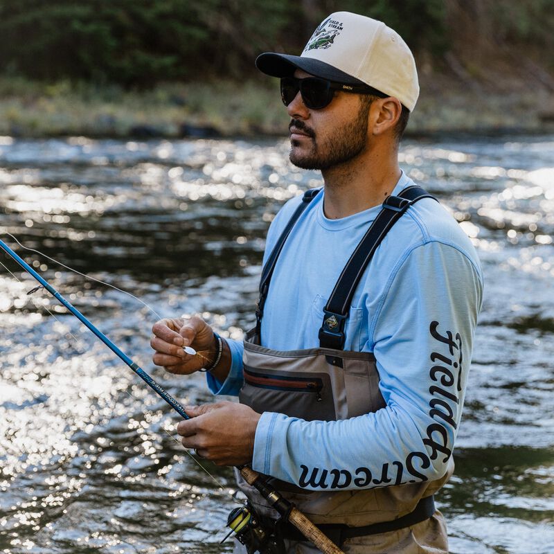 Camiseta Field & Stream Roll Cast XXL Azul Clar... image number null