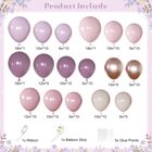 Kit De Arco De Globos Joyfloat 128 Piezas Rosa Y Morado
