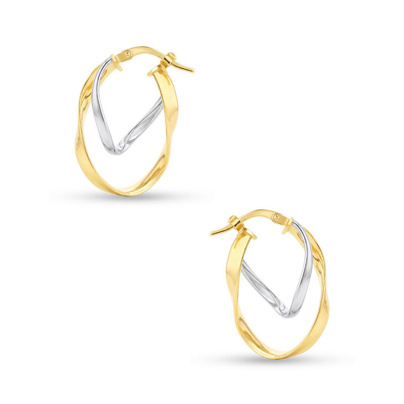 Arracadas 2begold Amarillo Con Blanco (925+1/10... image number null