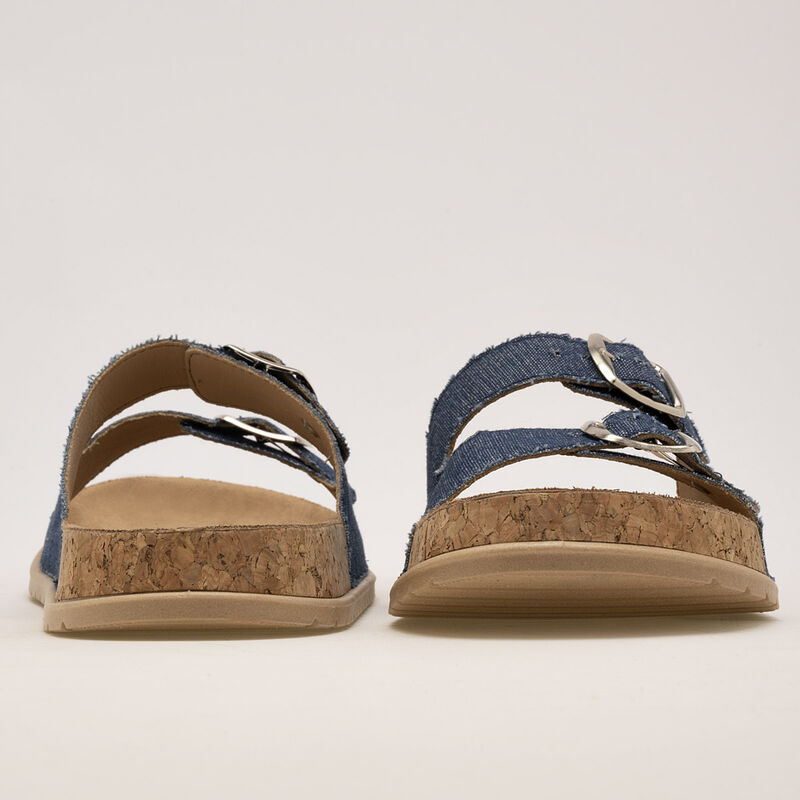 Via Moda Sandalia para mujer azul image number null