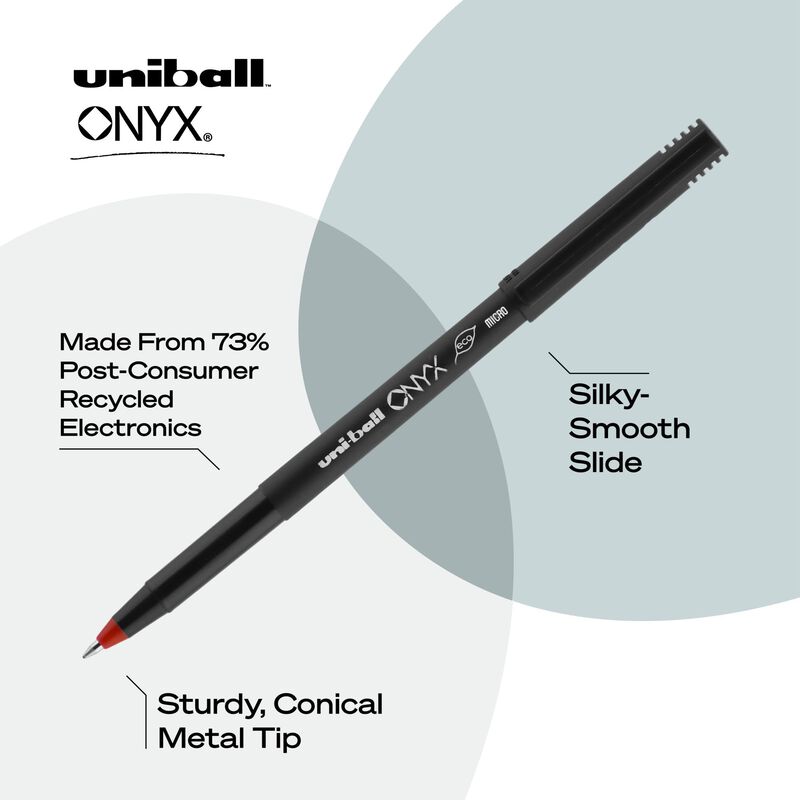 Bol&iacute;grafo Rollerball Uni-ball Onyx 0.5mm Rojo P... image number null