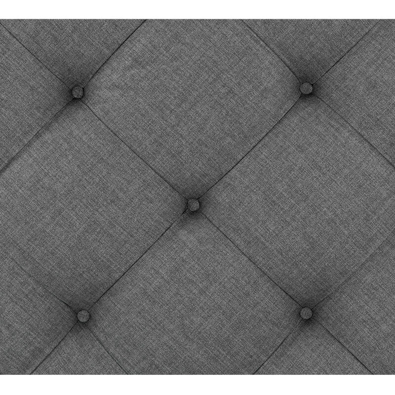 Cabecera Matrimonial Dicasa Ikki Gris Oscuro image number null