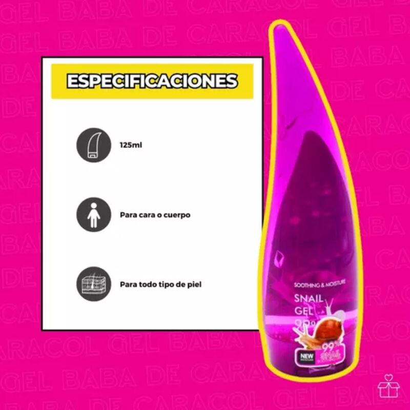 Gel Baba de Caracol 99% Calmante Hidratante Car... image number null