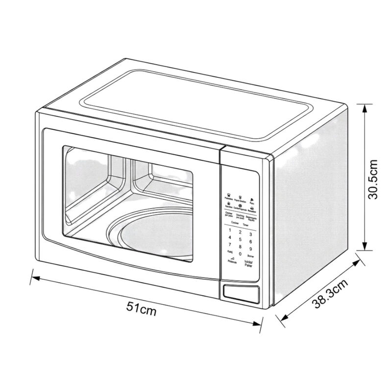 Horno Microondas Winia Aucma Akmw11pxbpm 1.1 Pi... image number null