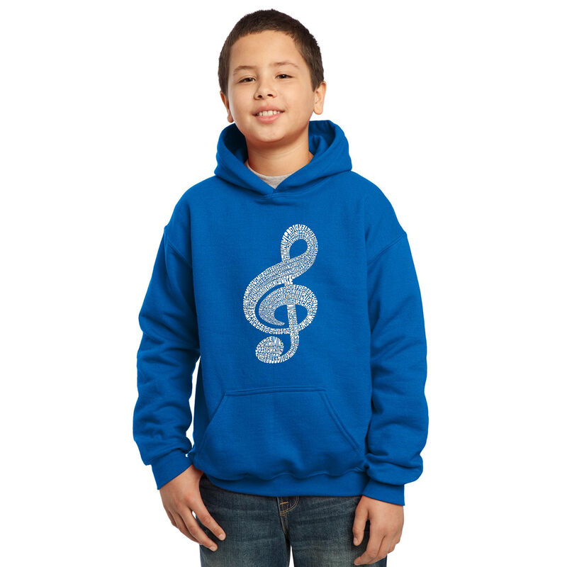 Sudadera Con Capucha Word Art Para Ni&ntilde;o - Nota ... image number null
