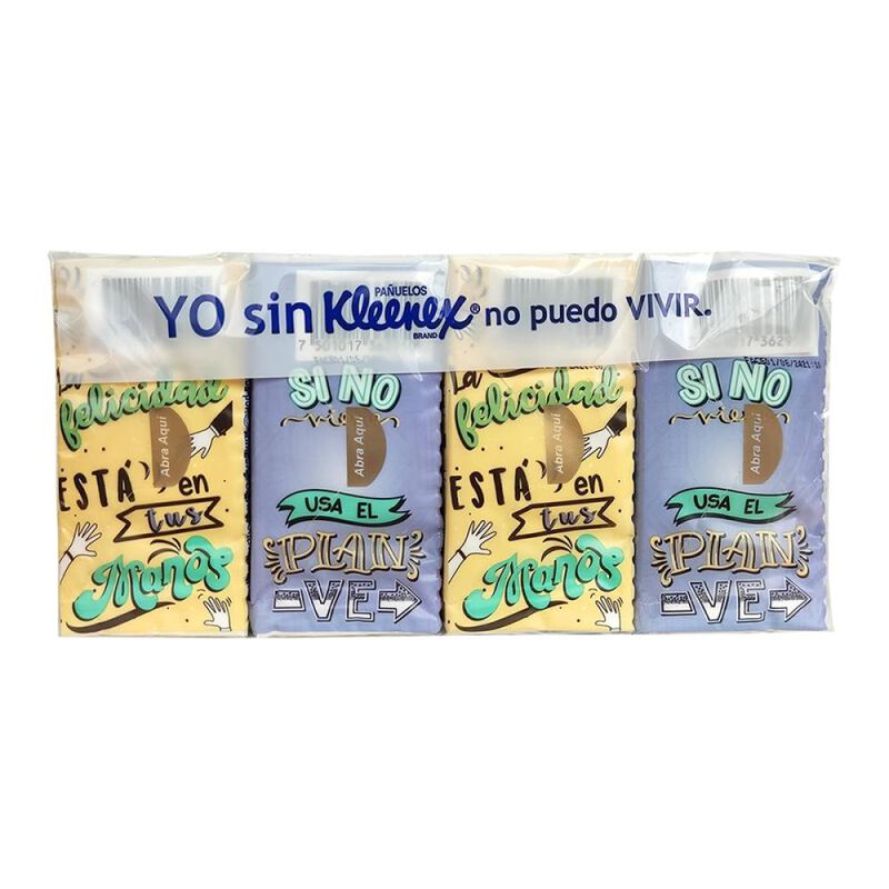 Pa&ntilde;uelos Kleenex 8 Paquetes De 15 Pa&ntilde;uelos C/u image number null