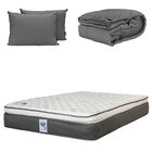 Colch&oacute;n King Size Phantom + Almohada  2Pack + Edredon Homy