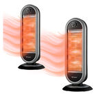Kit 2 Calefactores Halogeno Oscilacion 90&deg; Electricos Gutstark Home
