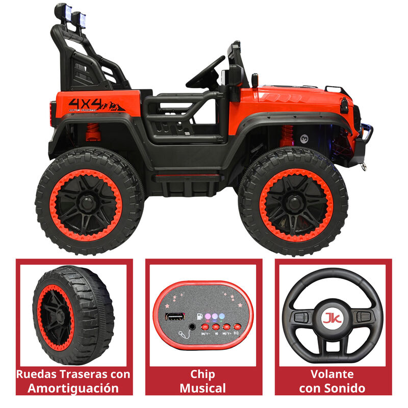 Montable Electrico Camioneta 4x4 para Ni&ntilde;os Blu... image number null