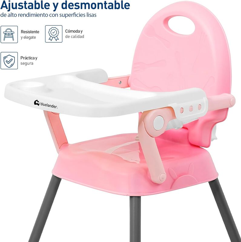 Silla para Bebé Ajustable Rosa Periquera Bluela... image number null