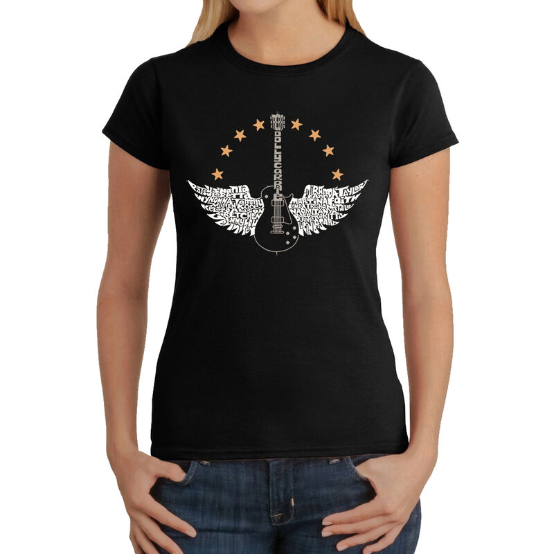 Camiseta Word Art Para Mujer - Cantantes Femini... image number null