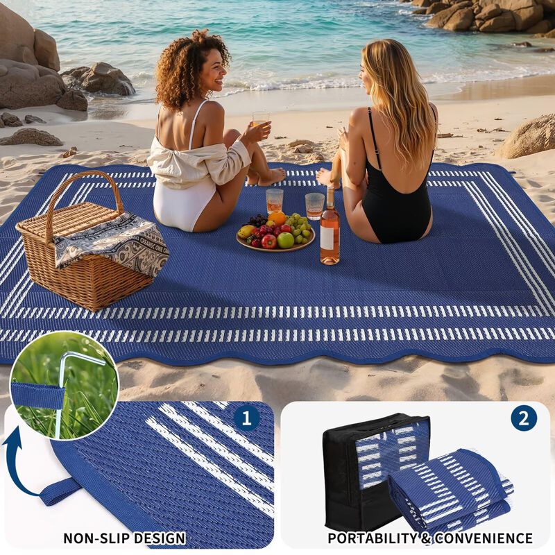 Alfombra Exterior Impermeable Garvee 8x10, Con ... image number null